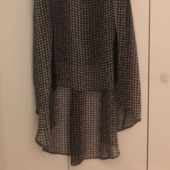 BCBG High Low Chiffon Dress - Picture 2 of 8